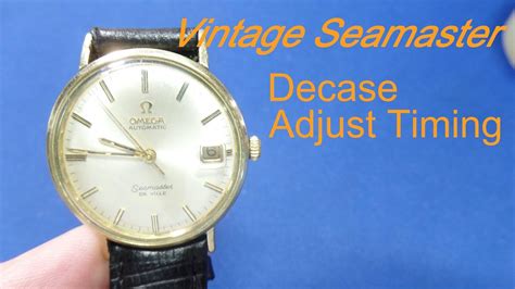 Vintage Omega Seamaster, Adjusting the time, re